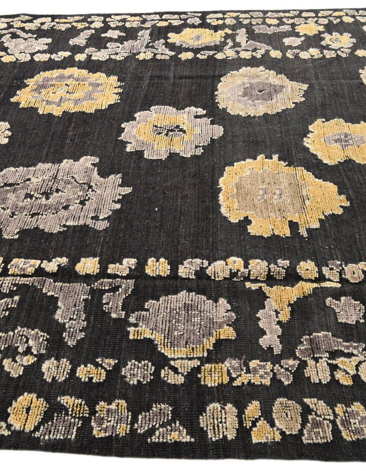 Detail image of  7' 10 x 10' 2  Hand Knotted Oushak Wool Rug