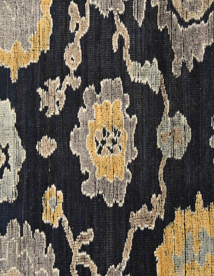 Detail image of  9' x 12' 6  Hand Knotted Oushak Wool Rug