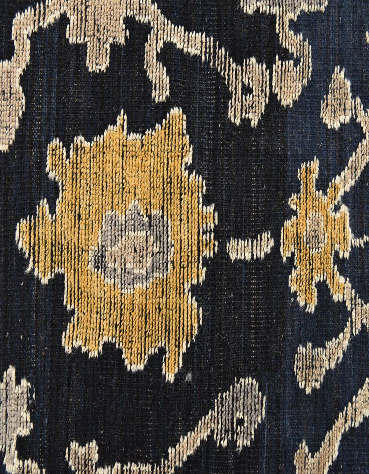Detail image of  9' x 12' 6  Hand Knotted Oushak Wool Rug