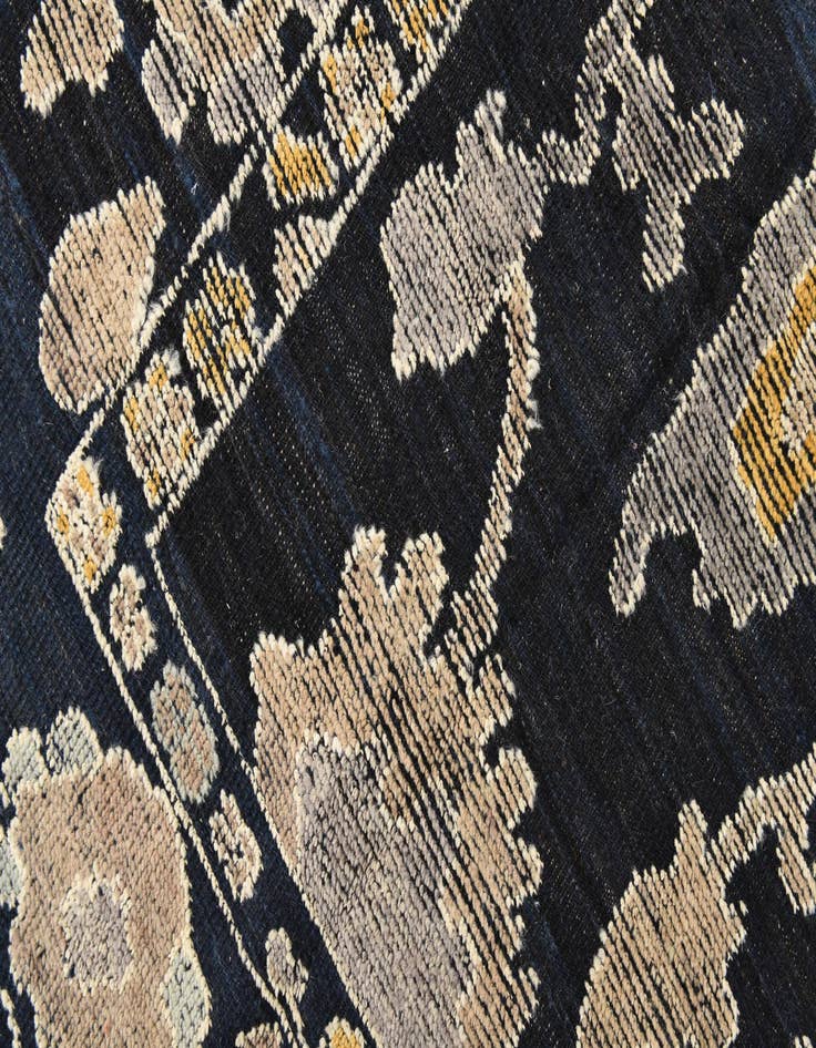 Detail image of  9' x 12' 6  Hand Knotted Oushak Wool Rug