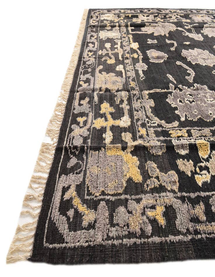 Detail image of  9' 2 x 12' 3  Hand Knotted Oushak Wool Rug