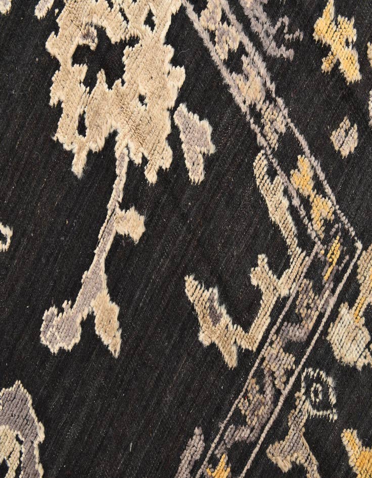 Detail image of  9' 2 x 12' 3  Hand Knotted Oushak Wool Rug