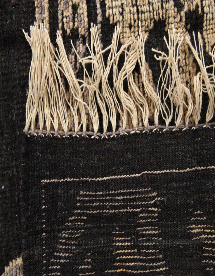 Detail image of  9' 2 x 12' 3  Hand Knotted Oushak Wool Rug