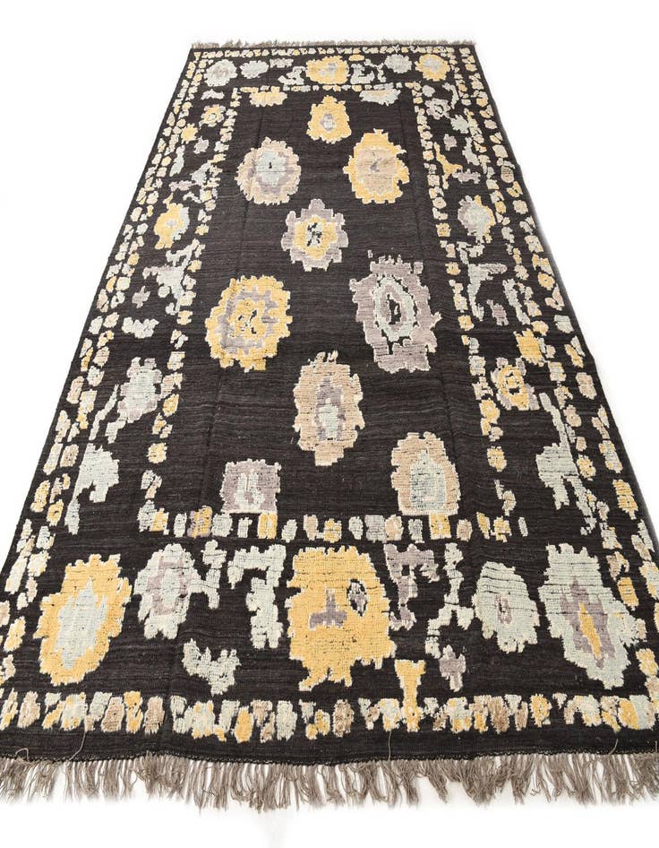 Detail image of  9' 2 x 12' 5  Hand Knotted Oushak Wool Rug