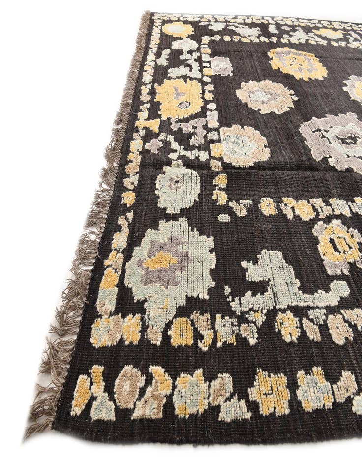 Detail image of  9' 2 x 12' 5  Hand Knotted Oushak Wool Rug