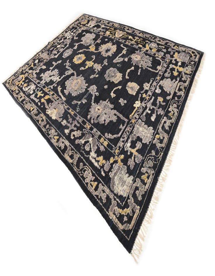 Detail image of  9' 5 x 12' 6  Hand Knotted Oushak Wool Rug