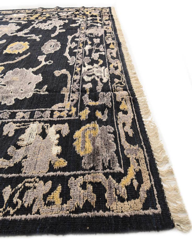 Detail image of  9' 5 x 12' 6  Hand Knotted Oushak Wool Rug