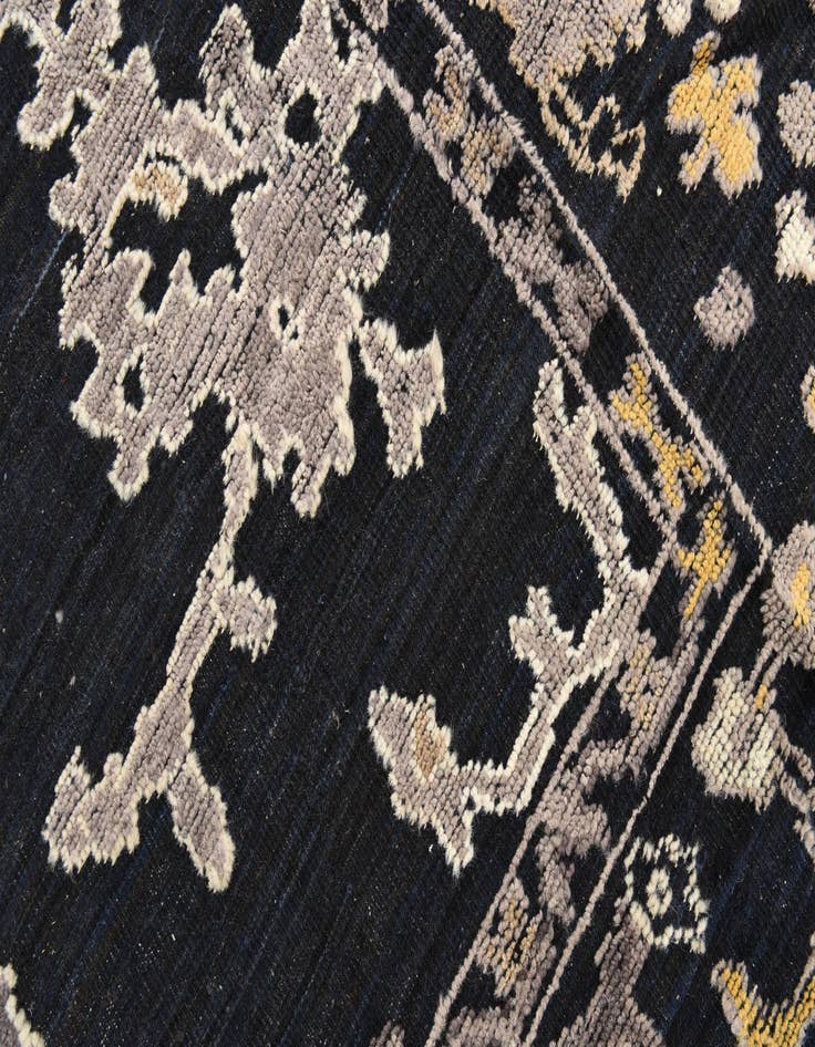 Detail image of  9' 5 x 12' 6  Hand Knotted Oushak Wool Rug