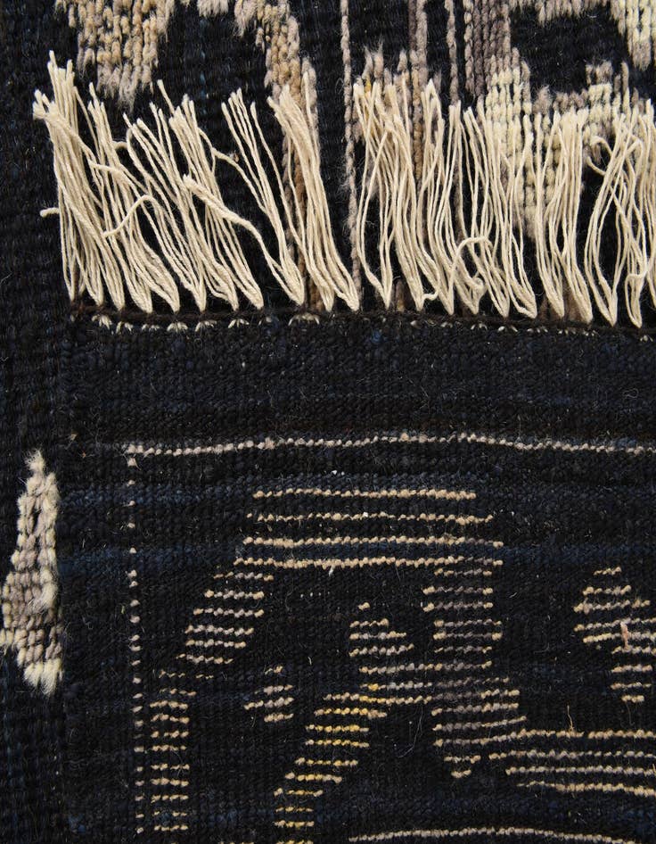 Detail image of  9' 5 x 12' 6  Hand Knotted Oushak Wool Rug