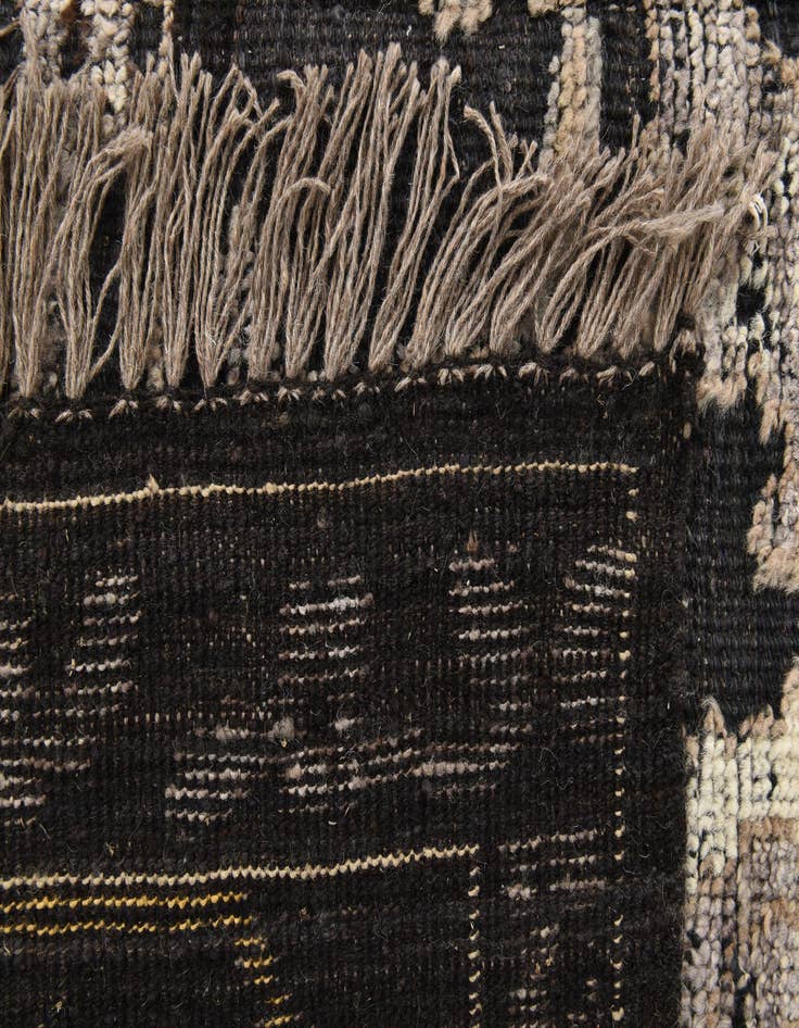 Detail image of  9' 2 x 12'  Hand Knotted Oushak Wool Rug