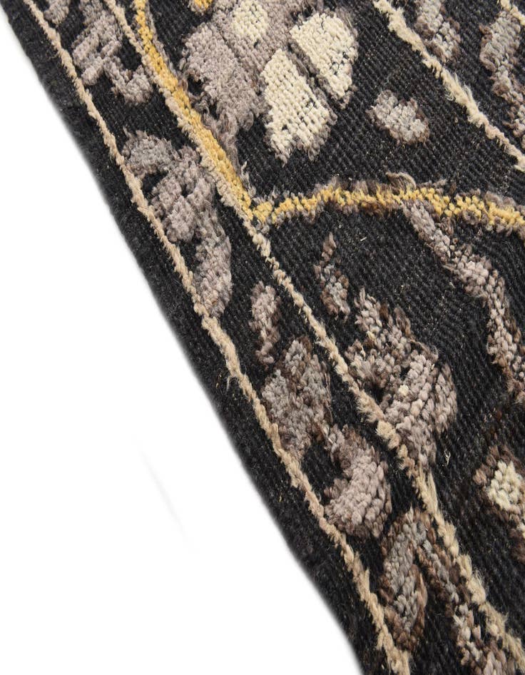 Detail image of  9' 2 x 12'  Hand Knotted Oushak Wool Rug