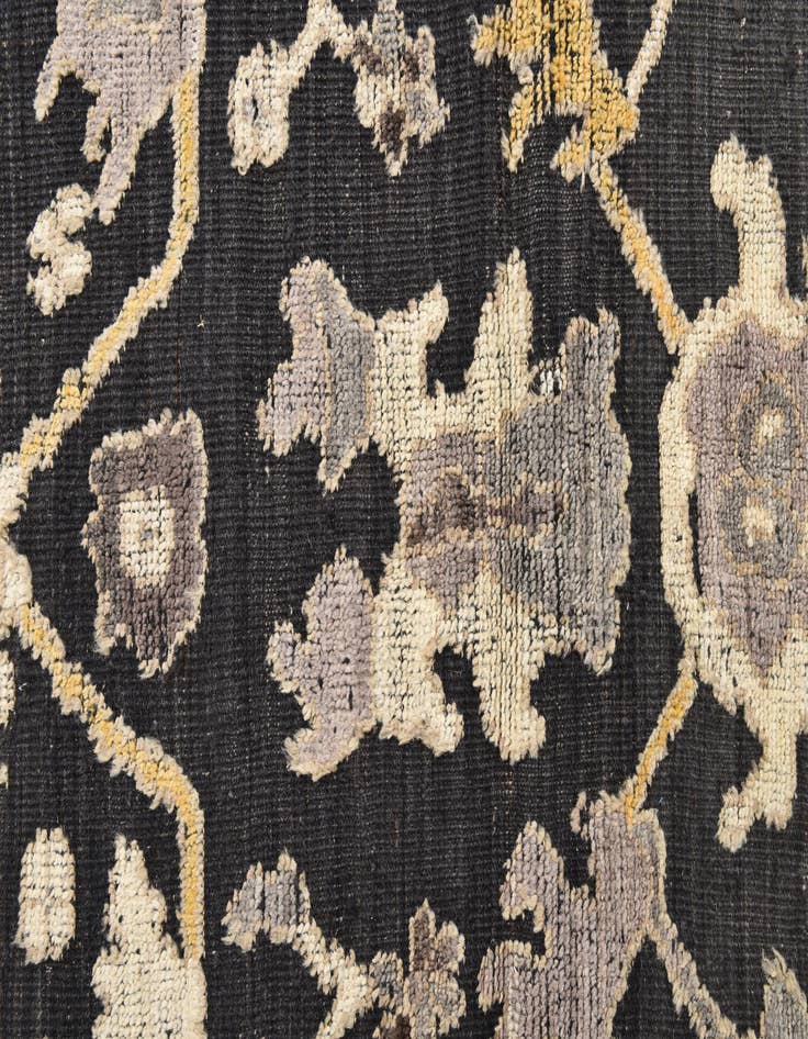 Detail image of  9' 2 x 12'  Hand Knotted Oushak Wool Rug
