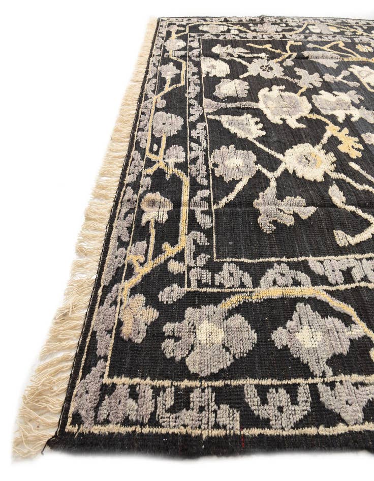 Detail image of  8' 2 x 10' 2  Hand Knotted Oushak Wool Rug