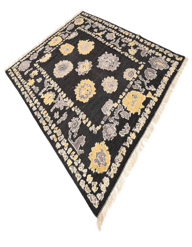 Detail image of  8' x 10'  Hand Knotted Oushak Wool Rug