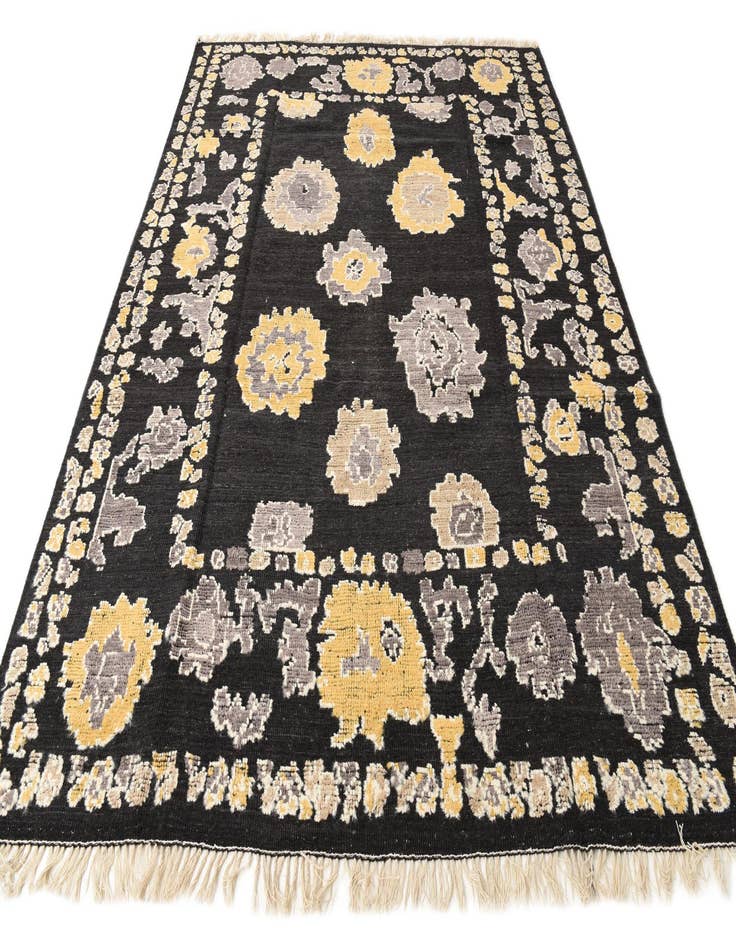 Detail image of  8' x 10'  Hand Knotted Oushak Wool Rug