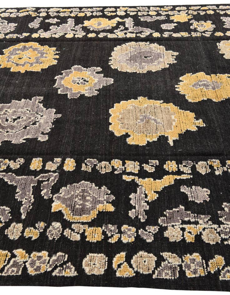 Detail image of  8' x 10'  Hand Knotted Oushak Wool Rug