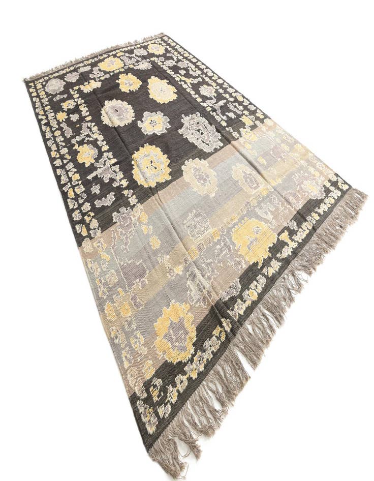 Detail image of  9' 3 x 13' 4  Hand Knotted Oushak Wool Rug