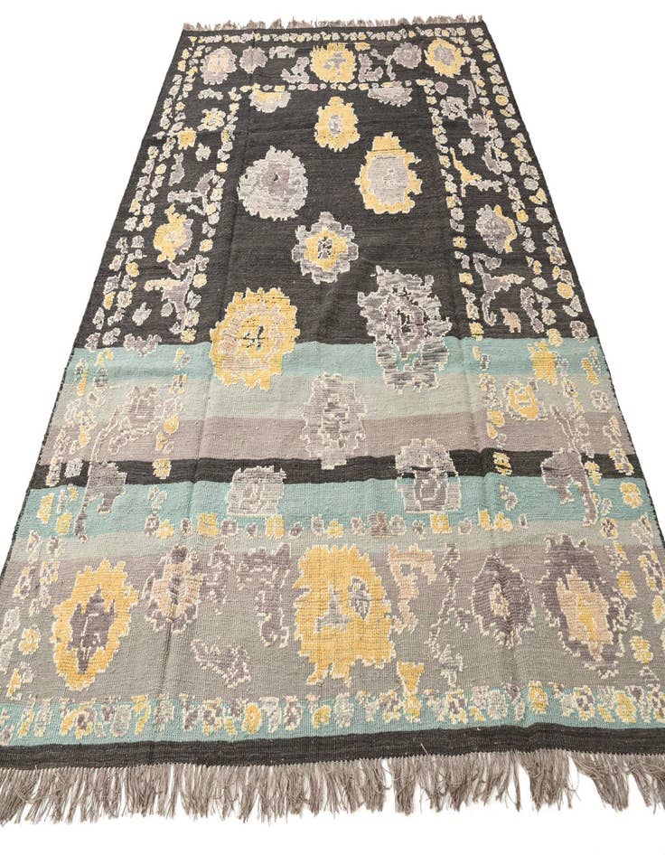 Detail image of  8' 2 x 10' 7  Hand Knotted Oushak Wool Rug