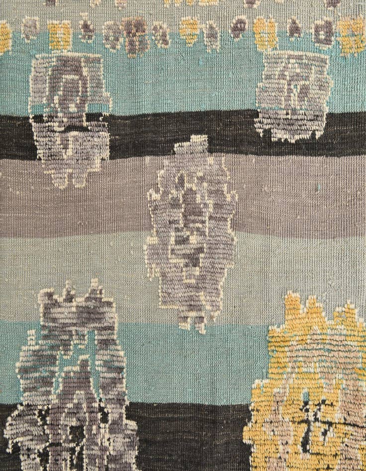 Detail image of  8' 2 x 10' 7  Hand Knotted Oushak Wool Rug