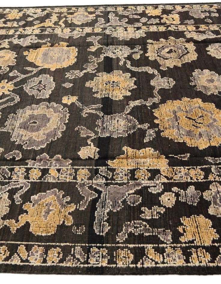 Detail image of  8' 2 x 10' 4  Hand Knotted Oushak Wool Rug