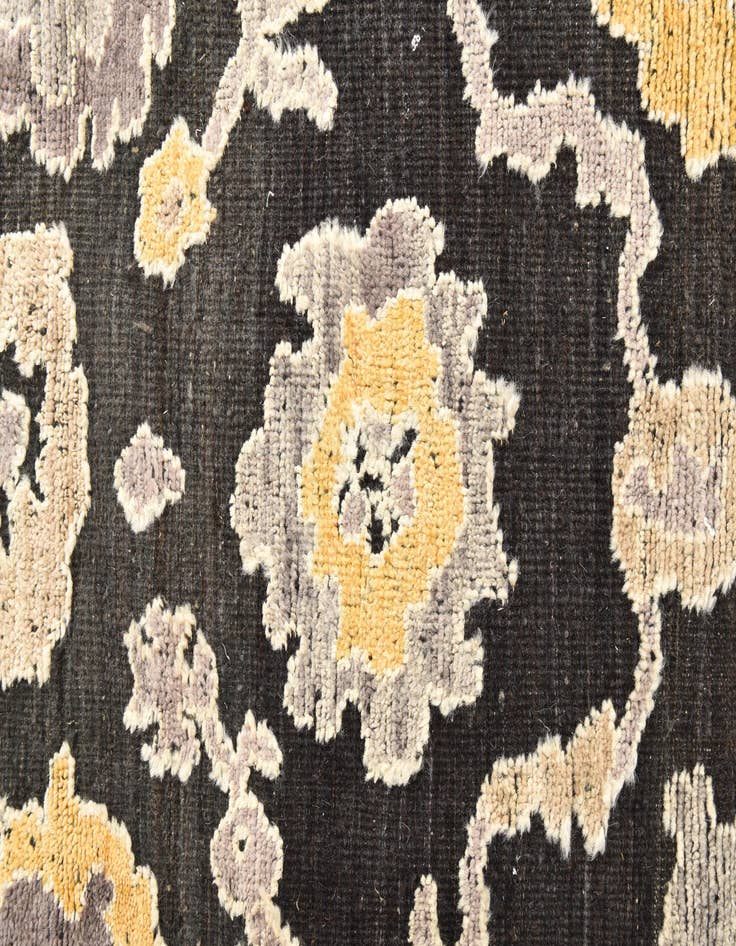 Detail image of  9' x 11' 9  Hand Knotted Oushak Wool Rug