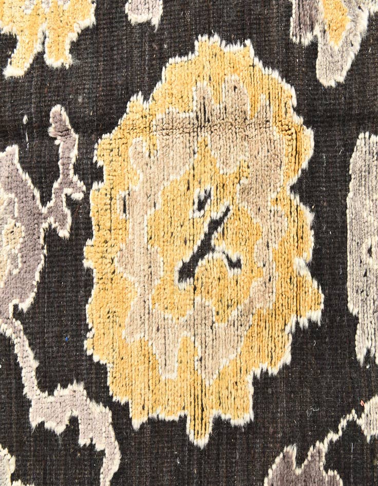 Detail image of  9' x 11' 9  Hand Knotted Oushak Wool Rug