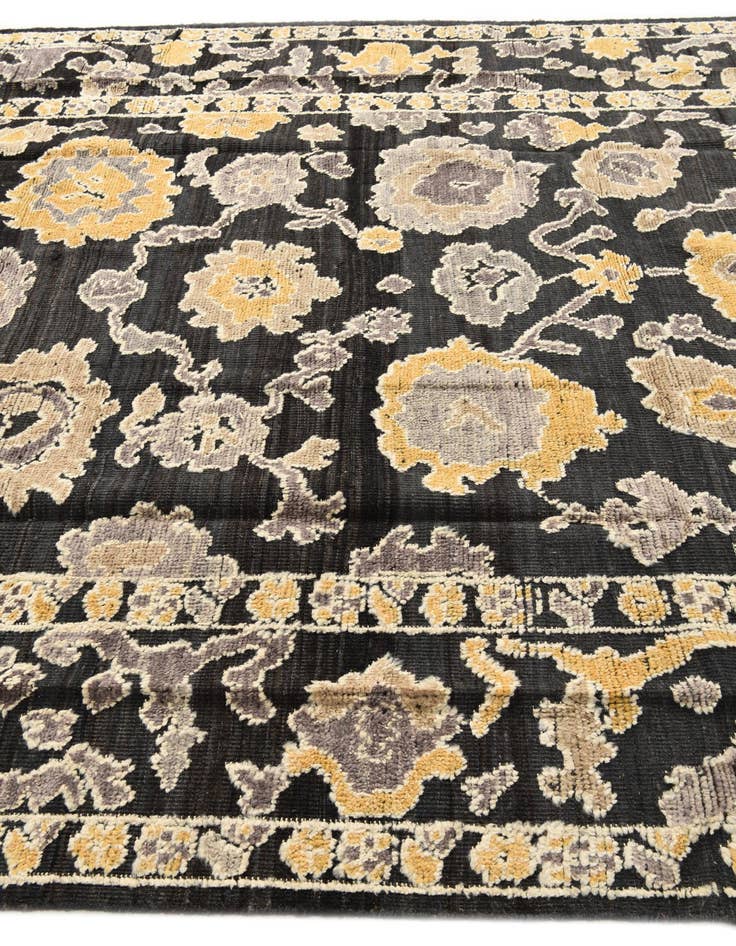 Detail image of  8' x 10' 1  Hand Knotted Oushak Wool Rug