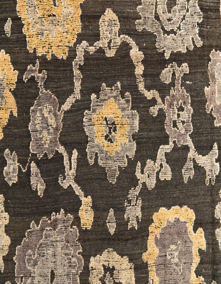Detail image of  9' 3 x 12'  Hand Knotted Oushak Wool Rug