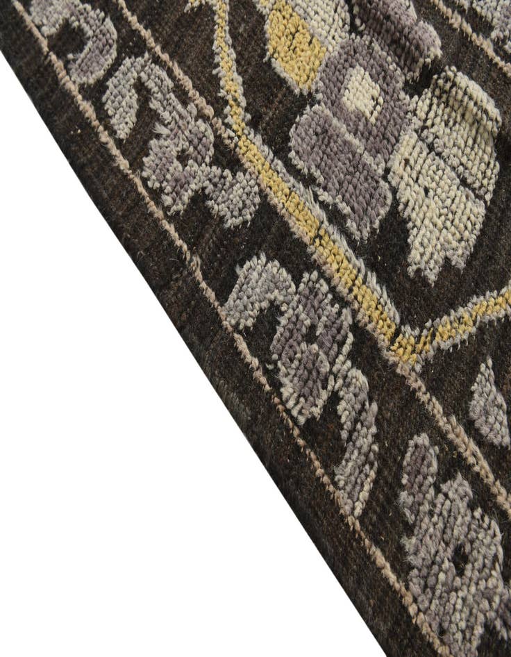 Detail image of  9' 2 x 12' 3  Hand Knotted Oushak Wool Rug