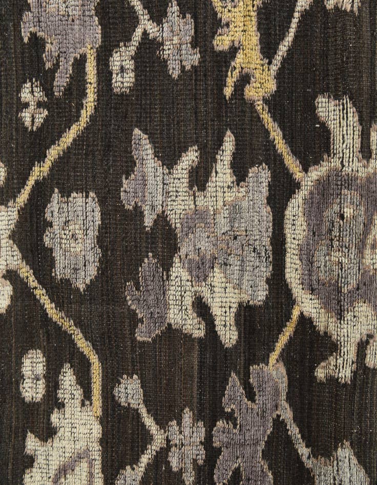 Detail image of  9' 2 x 12' 3  Hand Knotted Oushak Wool Rug