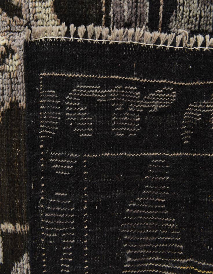 Detail image of  9' 2 x 12' 3  Hand Knotted Oushak Wool Rug