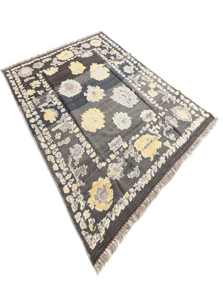 Detail image of  8' x 10' 1  Hand Knotted Oushak Wool Rug