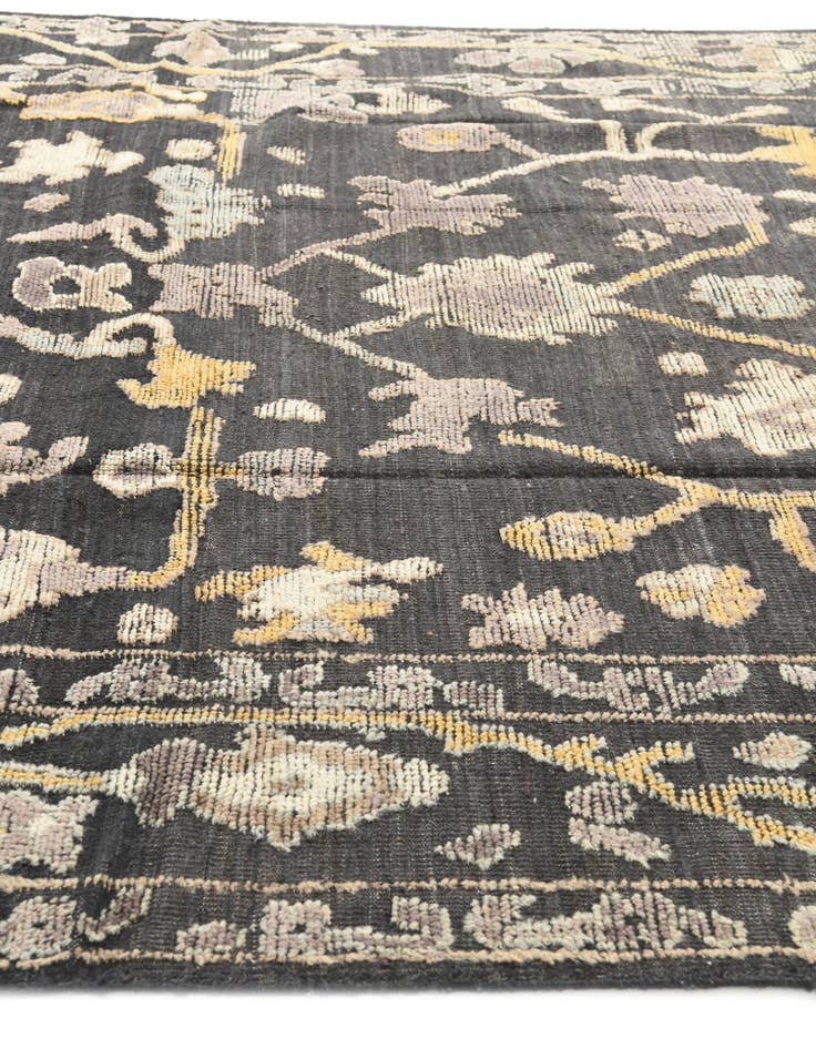Detail image of  8' x 10' 5  Hand Knotted Oushak Wool Rug