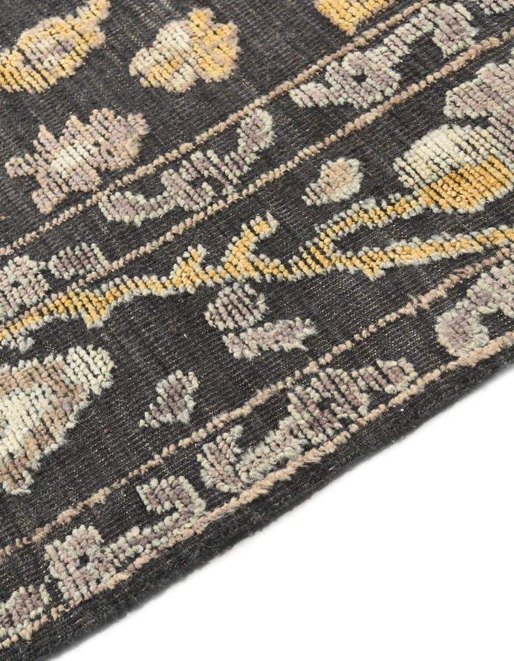 Detail image of  8' x 10' 5  Hand Knotted Oushak Wool Rug