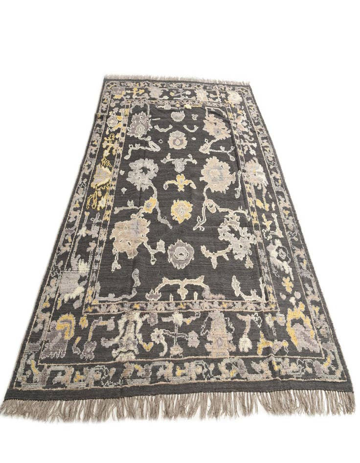 Detail image of  8' x 10' 3  Hand Knotted Oushak Wool Rug