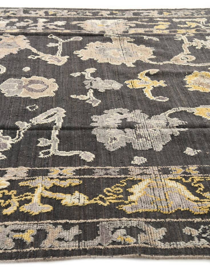 Detail image of  8' x 10' 3  Hand Knotted Oushak Wool Rug