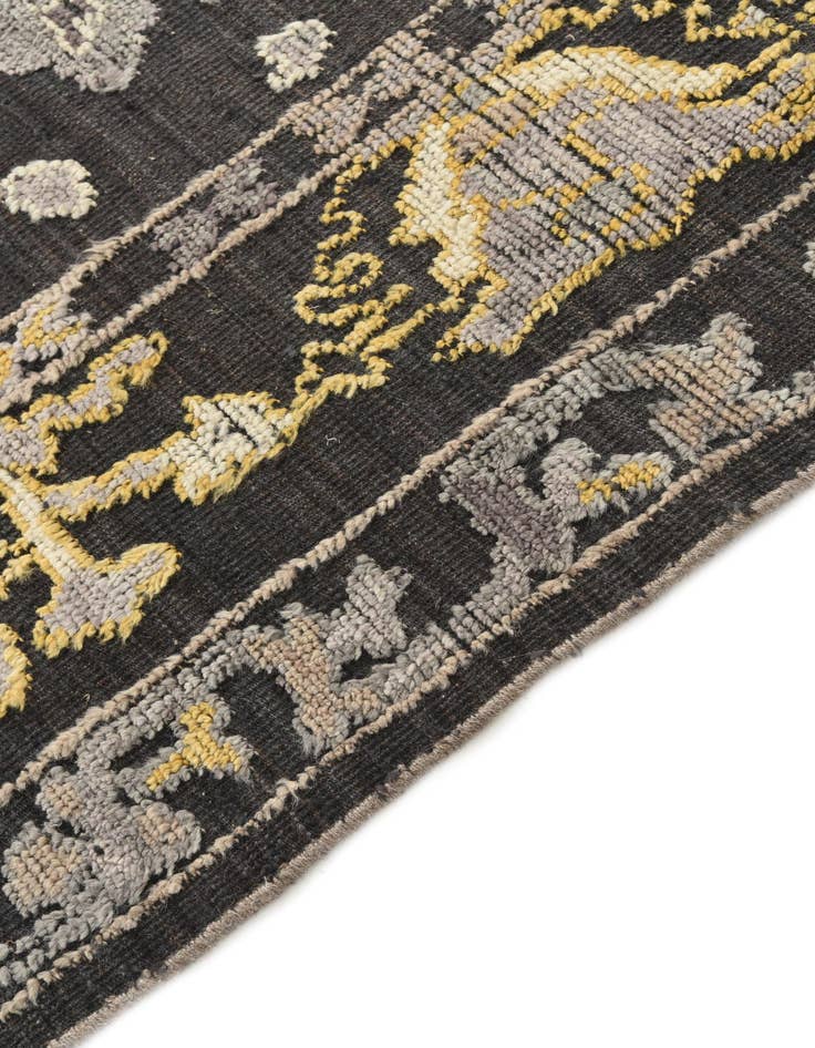 Detail image of  8' x 10' 3  Hand Knotted Oushak Wool Rug