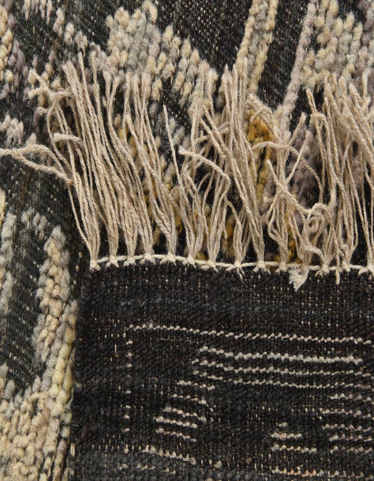 Detail image of  8' x 10' 2  Hand Knotted Oushak Wool Rug