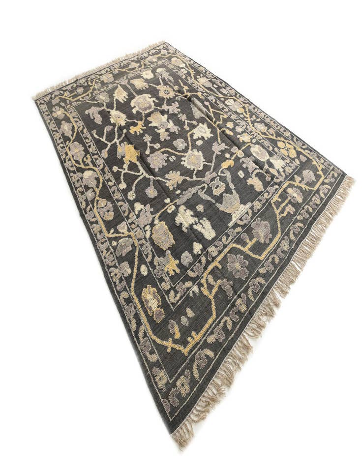 Detail image of  9' 3 x 12' 8  Hand Knotted Oushak Wool Rug