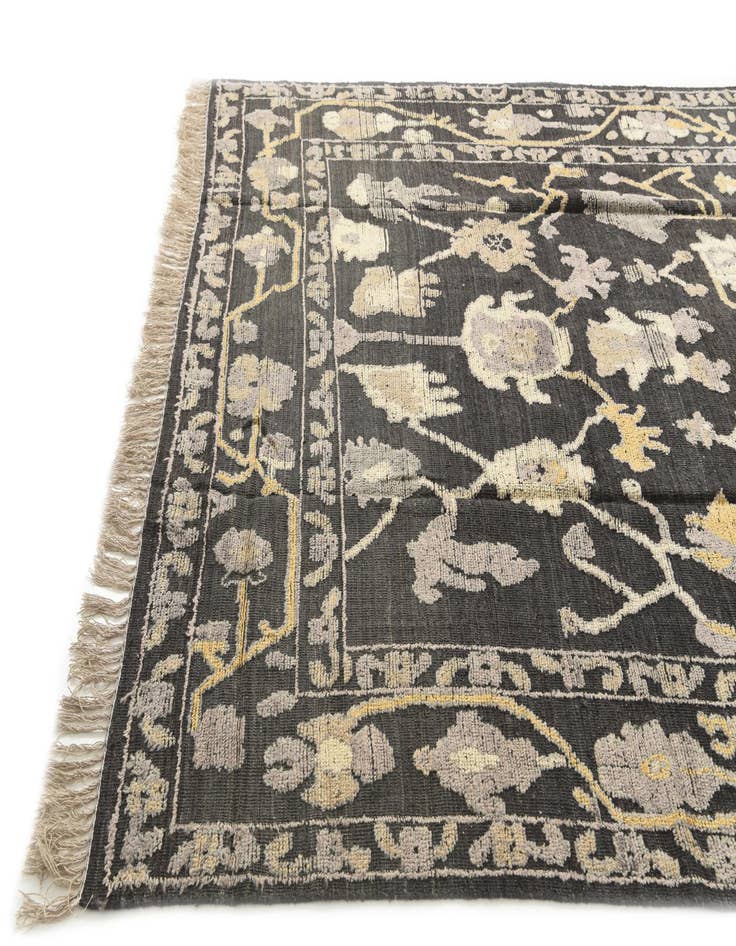Detail image of  9' 3 x 12' 8  Hand Knotted Oushak Wool Rug