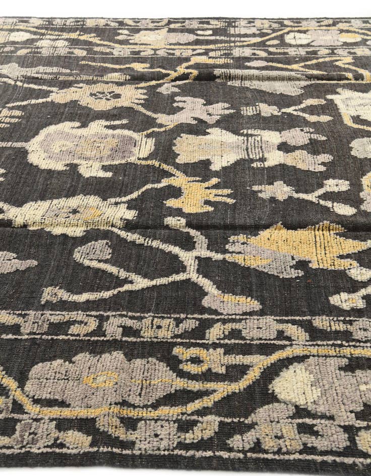 Detail image of  9' 3 x 12' 8  Hand Knotted Oushak Wool Rug