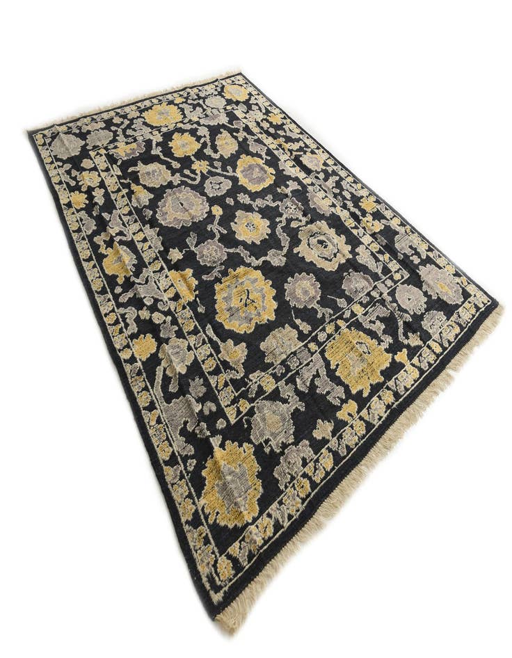 Detail image of  8' x 11'  Hand Knotted Oushak Wool Rug