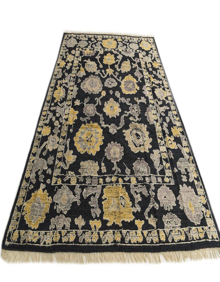 Detail image of  8' x 11'  Hand Knotted Oushak Wool Rug