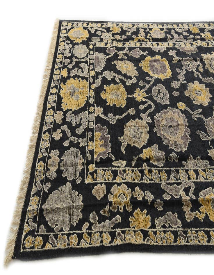 Detail image of  8' x 11'  Hand Knotted Oushak Wool Rug