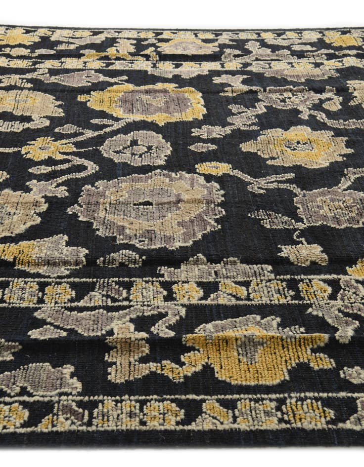 Detail image of  8' x 11'  Hand Knotted Oushak Wool Rug
