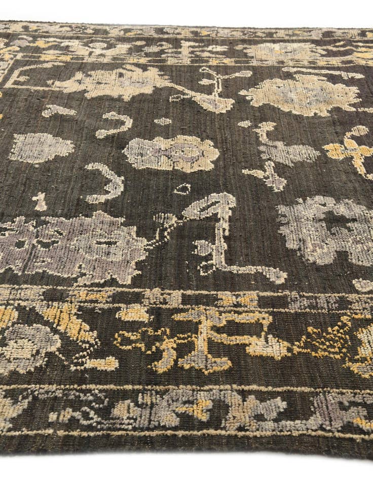 Detail image of  8' 2 x 9' 7  Hand Knotted Oushak Wool Rug