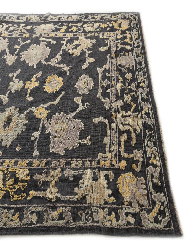 Detail image of  8' 1 x 10' 3  Hand Knotted Oushak Wool Rug