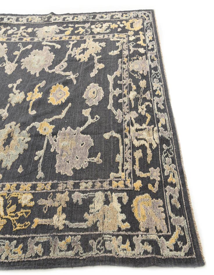 Detail image of  8' 1 x 10' 3  Hand Knotted Oushak Wool Rug