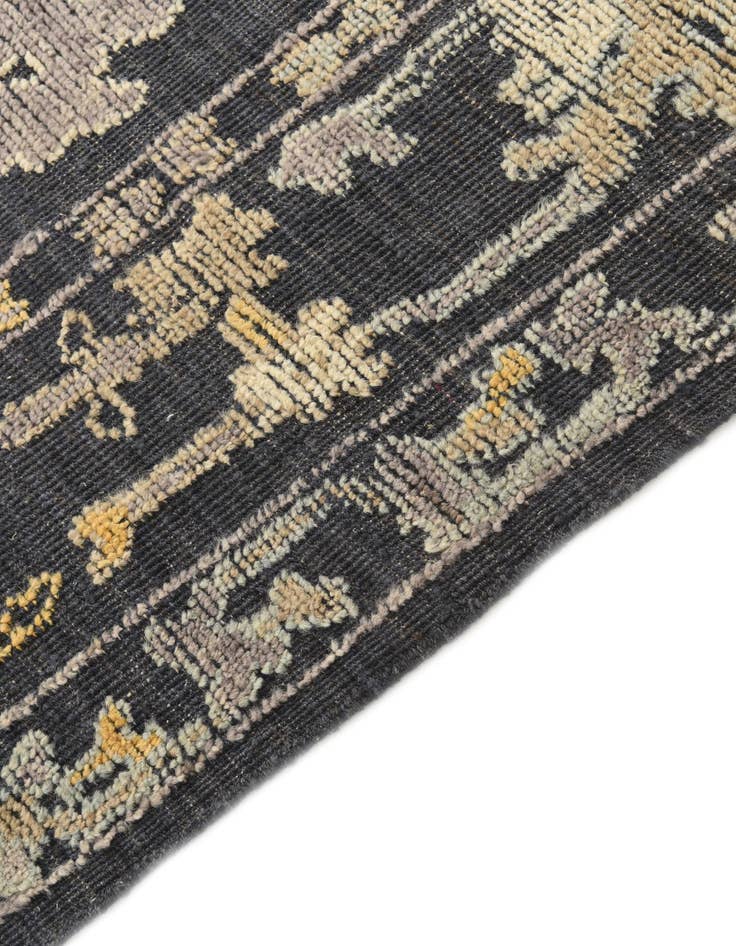 Detail image of  8' 1 x 10' 3  Hand Knotted Oushak Wool Rug