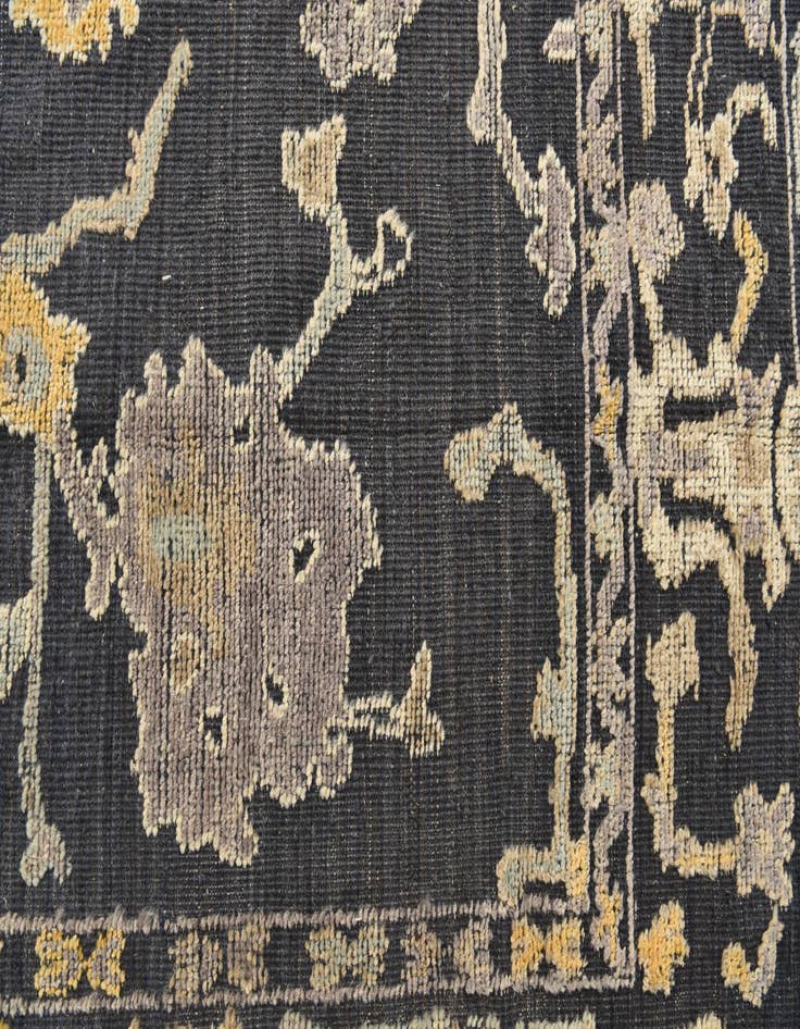 Detail image of  8' 1 x 10' 3  Hand Knotted Oushak Wool Rug